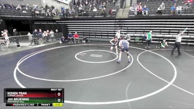 123 lbs Cons. Round 5 - Jax Bruening, Providence Hall vs Kohen Tran, Corner Canyon