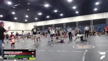 60-70 lbs Round 2 - Remington Manning, Rosewood Wrestling Club vs Aria Bushaw, Carolina Reapers