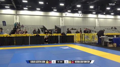 Victoria Leigh Templeton vs Leslie Lizzeth Leon 2024 World IBJJF Jiu-Jitsu No-Gi Championship