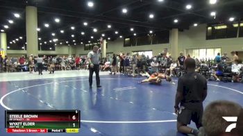 175 lbs Round 1 (6 Team) - Steele Brown, MF Dynasty vs Wyatt Elder, Indy WC