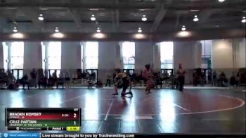 197 lbs Round 1 (6 Team) - Cruz Partain, University Of The Ozarks vs Braden Homsey, Ferrum
