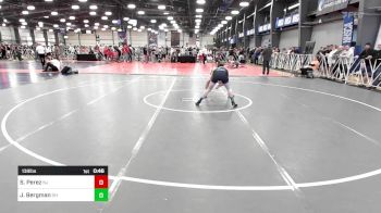 138 lbs Consi Of 64 #2 - Steven Perez, NJ vs Jacob Bergman, OH