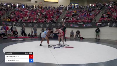 70 kg Semis - Mitchel Hrnyak, Michigan vs Javier Mandera, Oregon