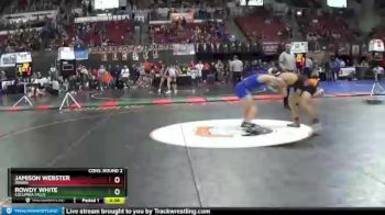 Cons. Round 2 - Rowdy White, Columbia Falls vs Jamison Webster, Ronan