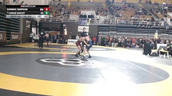 106 lbs Consi Of 16 #2 - Dominic Simpson, Montgomery Bell Academy vs Logan Bailey, Greens Farms Academy