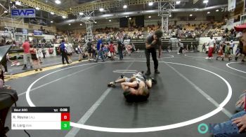 58 lbs Quarterfinal - Rose Reyna, Carl Albert vs Braxton Lorg, Shelton Wrestling Academy