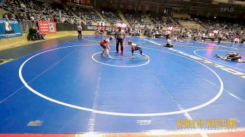 100 lbs Consi Of 8 #2 - KELTON DOUCET, Kansas Young Guns vs Maverick Hoehn, MCWC