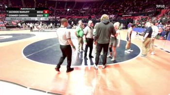 2A 113 lbs Cons. Round 1 - Conner Carroll, Rochester vs Jackson Marlett, Crystal Lake (Central)