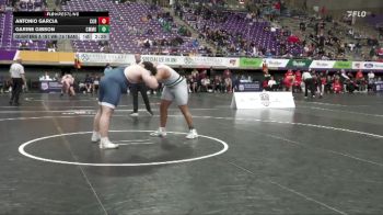 285 lbs Quarters & 1st Wb (16 Team) - Antonio Garcia, Corban University vs Garine Gibson, Central Methodist