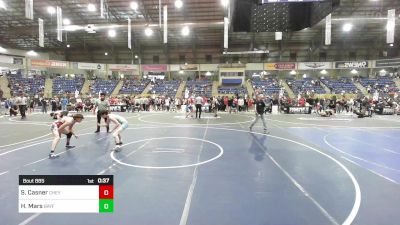 113 lbs Consi Of 16 #2 - Shaiden Casner, Cheyenne East vs Hunter Mars, Bayfield Wrestling