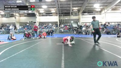 73-76 lbs Consi Of 8 #2 - Bexar Taylor, Spartan Mat Club vs Wilder Johnson, Comanche Takedown Club