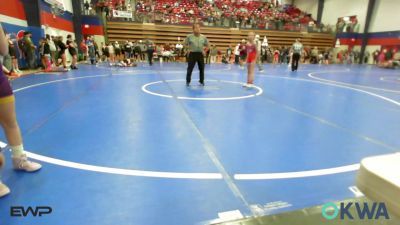 67 lbs Consi Of 4 - Kate Cheatham, Raw Wrestling Club vs Delaney Pritchard, Bristow Elementary Wrestling Club