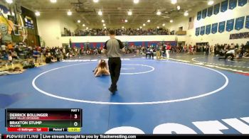120 lbs Champ. Round 2 - Braxton Stump, Vallivue vs Derrick Bollinger, West Valley (Spokane)