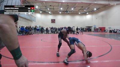 132 lbs Cons. Round 3 - James Stallings, Trinity vs Devion Coffin, Benedictine