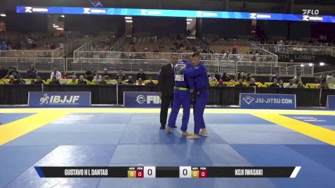 Koji Iwasaki vs Gustavo H L Dantas 2025 Pan Jiu Jitsu IBJJF Championship
