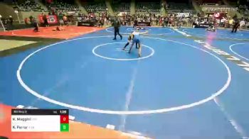 90 lbs Rr Rnd 2 - Kaiya Maggini, USA Gold vs Kennedy Farrar, Arizona Girls Wrestling