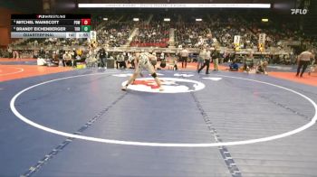 3A-175 lbs Quarterfinal - Brandt Eichenberger, Torrington vs Mitchel Wainscott, Powell