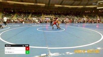 88 lbs Quarterfinal - Julian Smith, Spazz Wrestling vs Mason Brown, Darkhorse