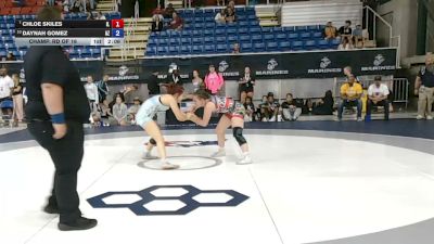 115 lbs Champ. Rd Of 16 - Chloe Skiles, Illinois vs Daynah Gomez, Arizona