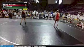 G-127 lbs Round 1 (4 Team) - Hayden Bratland, Team IA vs Ellie Tucker, Team ID