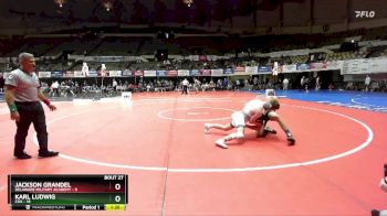 144 lbs Placement (16 Team) - Jackson Grandel, Delaware Military Academy vs Karl Ludwig, Cox