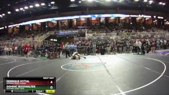 1A 132 lbs Champ. Round 1 - Derrique Mytial, Gateway (Fort Myers) vs Dominic Buckwalter, Natures Coast Tech
