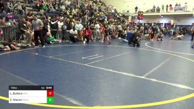 75 lbs Consy 5 - Luke Bullers, WPA Spartans vs Zavien Macon, Washington