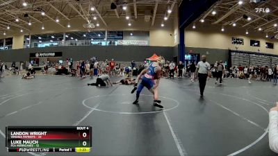 110 lbs Round 2 (4 Team) - Luke Mauch, FCA Hurricanes vs Landon Wright, Virginia Patriots