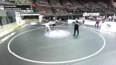 190 lbs Cons. Semis - Jacob Walker vs Anthony Provencal, Rodriguez High School Wrestling
