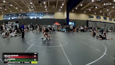 100 lbs Round 4 (8 Team) - Aj Woerpel, POWA vs Nolan DeShon, Ohio Gold