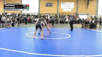 120 lbs Quarterfinal - Arion Ferris, Mt. Hope vs Ryan Cantino, South Kingstown
