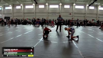 130 lbs Round 5 (10 Team) - Thayne Gourley, Rambler WC vs Sam Henderson, The Wrestling Mill