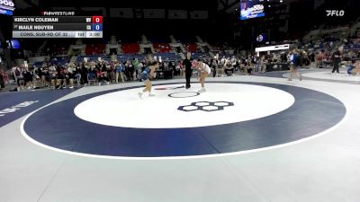 125 lbs Cons. Sub-rd Of 32 - Kirclyn Coleman, WV vs Maile Nguyen, CA