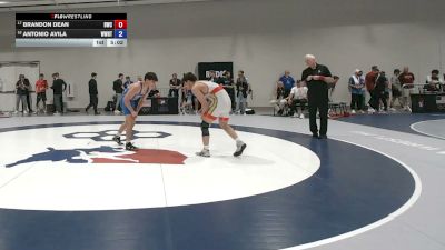 70 kg Cons. Rd Of 32 - Brandon Dean, Bison Wrestling Club vs Antonio Avila, Wyoming Wrestling Reg Training Ctr