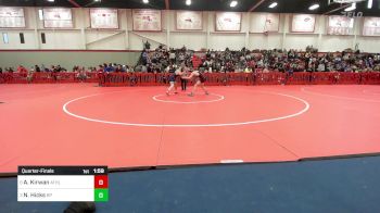 157 lbs Quarterfinal - Aiden Kirwan, Athol vs Nathan Hicks, Bristol-Plymouth