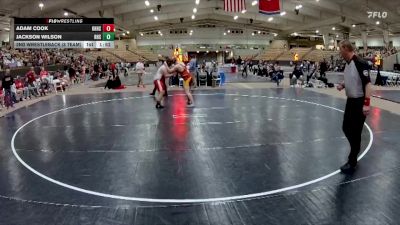 215 lbs 2nd Wrestleback (8 Team) - Jackson Wilson, Ravenwood High School vs Adam Cook, Knoxville Halls High School