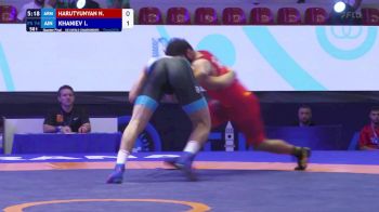 74 kg 1/4 Final - Narek Harutyunyan, Armenia vs Ismail Khaniev, Individual Neutral Athletes