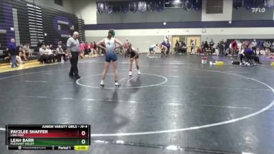 JV-4 lbs Round 2 - Leah Barr, Pleasant Valley vs Payzlee Shaffer, Linn-Mar