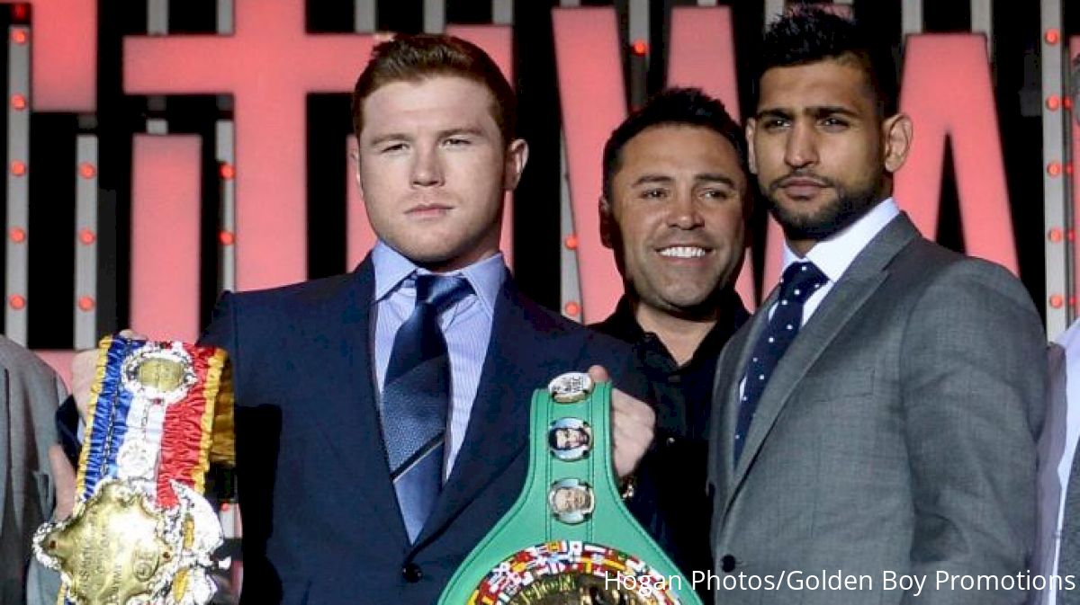 Canelo, Khan Use International Press Tour To Hype Fight