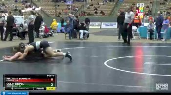 160 lbs Semis & 1st Wb (8 Team) - Malachi Bennett, Fairview vs Colin Dupill, Greeneville