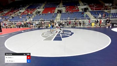 100 lbs Rnd Of 64 - Wyatt Eddy, AZ vs Shawn Price, CA