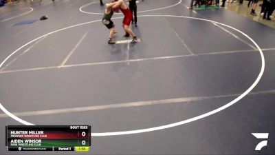 165 lbs Cons. Round 3 - Hunter Miller, Frontier Wrestling Club vs Aiden Winsor, Park Wrestling Club