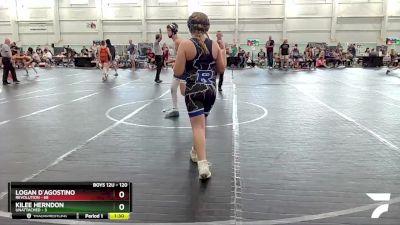 120 lbs Round 3 - Logan D`Agostino, Revolution vs Kilee Herndon, Unattached