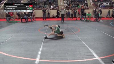 70_B lbs Consi Of 4 - Dylan Dudash, West Middlesex vs Levi Sisler, Jefferson Morgan