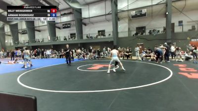 Junior Boys GR - 132 lbs Cons. Round 3 - Billy Weisgerber, WA vs Armani Rodriguez, CA