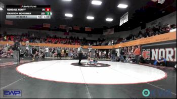 43 lbs Rr Rnd 3 - Kendall Henry, Powerhouse Wrestling vs Grayson Mortimer, Lions Wrestling Academy