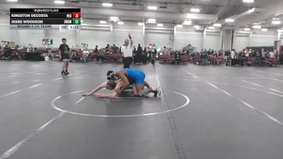 175 lbs Round 4 (10 Team) - Jesse Woodson, Savage WA White vs Kingston Decosta, New England Gold