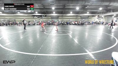 95 lbs Consi Of 16 #2 - Luke Pipito, Contender Wrestling Academy vs Riley Ramirez, Pounders WC