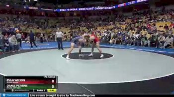 170 Class 2 lbs Cons. Round 3 - Evan Wilson, Reeds Spring vs Drake Perkins, Helias Catholic