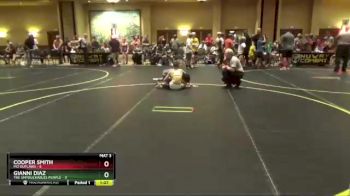 85 lbs Round 1 (4 Team) - Cooper Smith, MO Outlaws vs Gianni Diaz, The Untouchables Purple